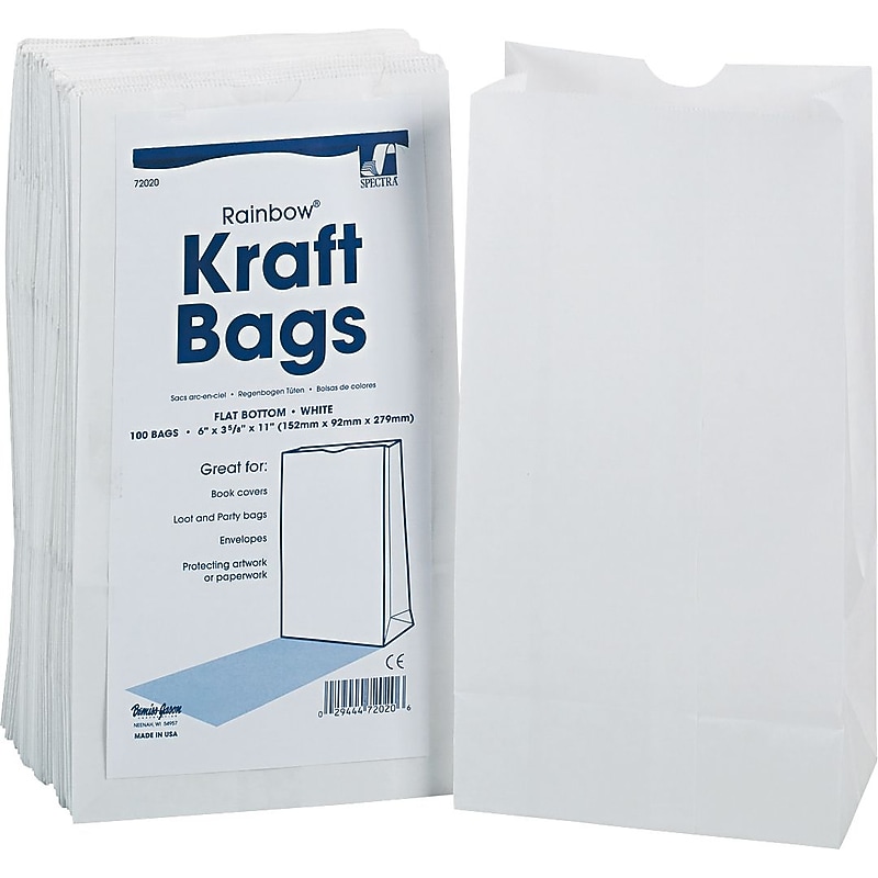 Rainbow 72020 Rainbow Kraft Bag, White (72020) image 1