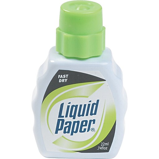 Paper Mate Liquid Paper Fast Dry Correction Fluid, 22 ml Staples
