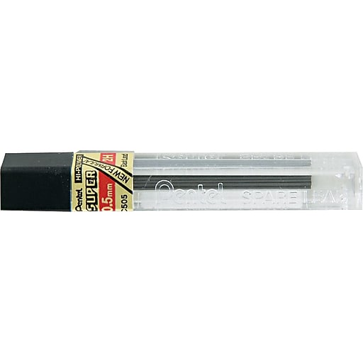 Pentel Super HiPolymer Lead Refill, 0.5mm, 12/Leads (C5052H) Staples