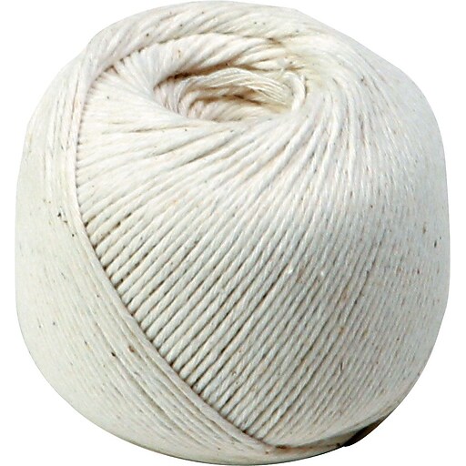 White Cotton String In Ball, 400 Feet, 10Ply Staples