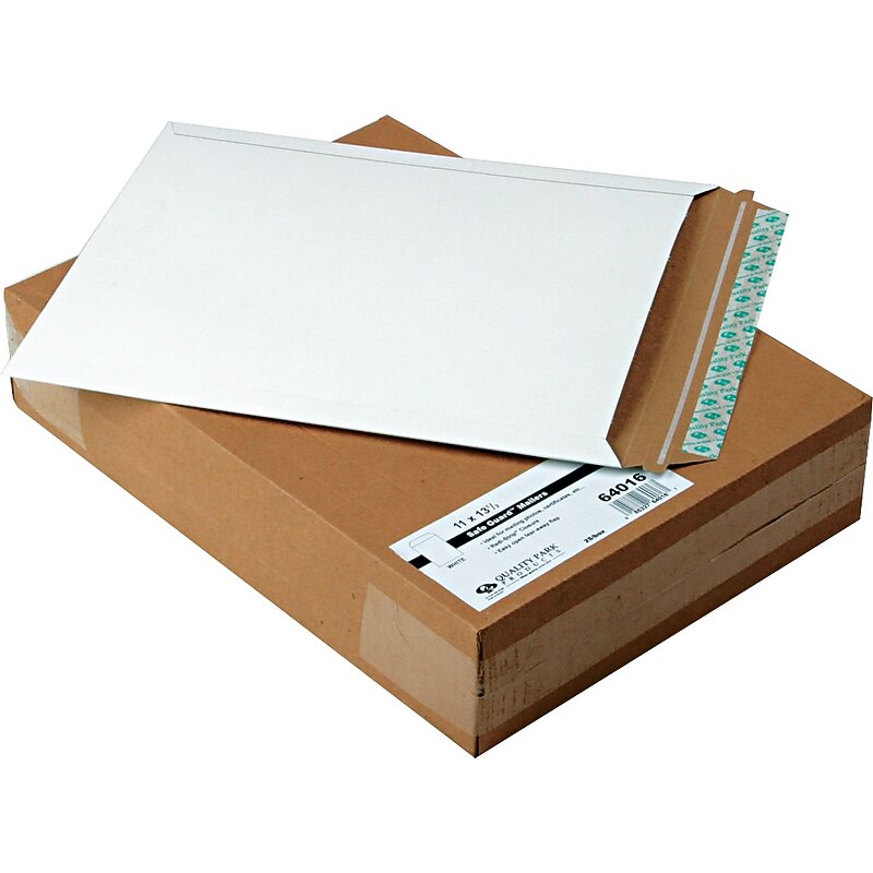 Recycled Extra-Rigid Fiberboard Photo/Document Mailers, 11 x 13-1/2, image 1