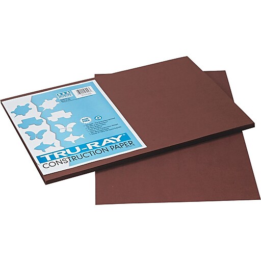 Shop Staples for TruRay® Sulphite Construction Paper, 12" x 18" ,Dark