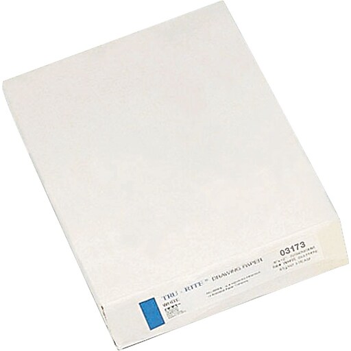 Pacon Alternate Dotted Ruled Newsprint Paper, White, 1/2 - 500 sheets