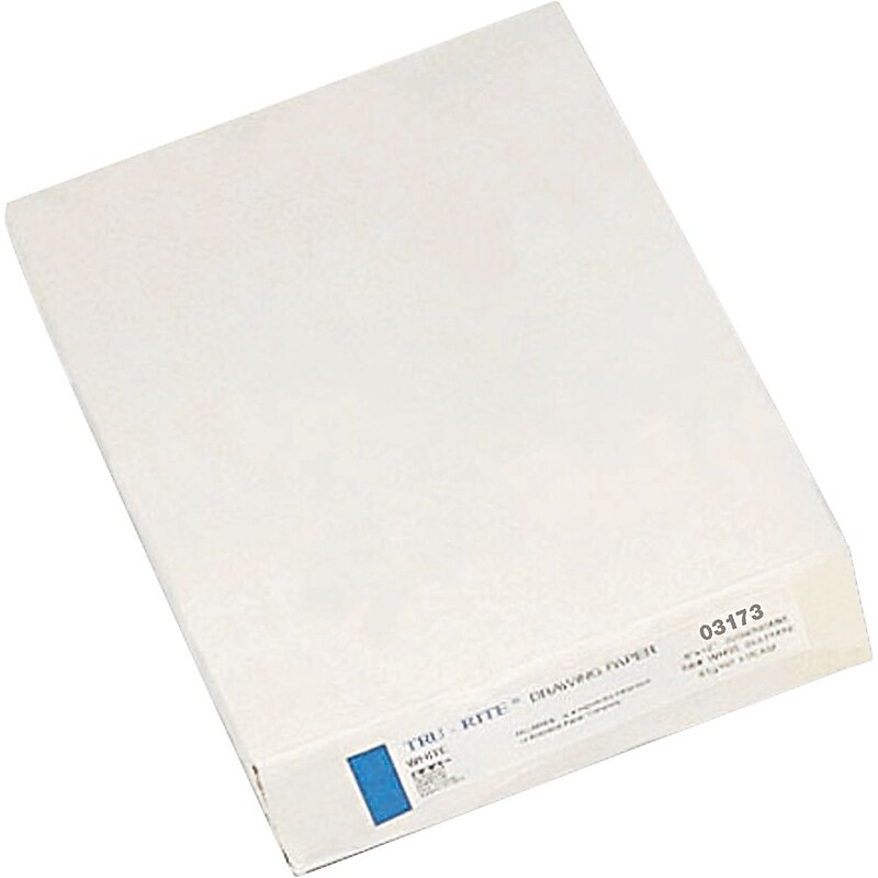 Pacon Newsprint Practice Paper with Skip Space, 1" Long Way Ruled, White, 500 Sheets/Ream (2631) image 1