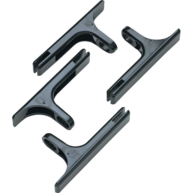 Rubbermaid® Image® Black Plastic Tray Supports, 4/Pack image 1