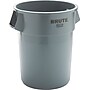 Rubbermaid Brute Vented Trash Can Receptacle without Lid, 55-Gallons, Gray (FG265500GRAY)~#|#~s0172417_sc7