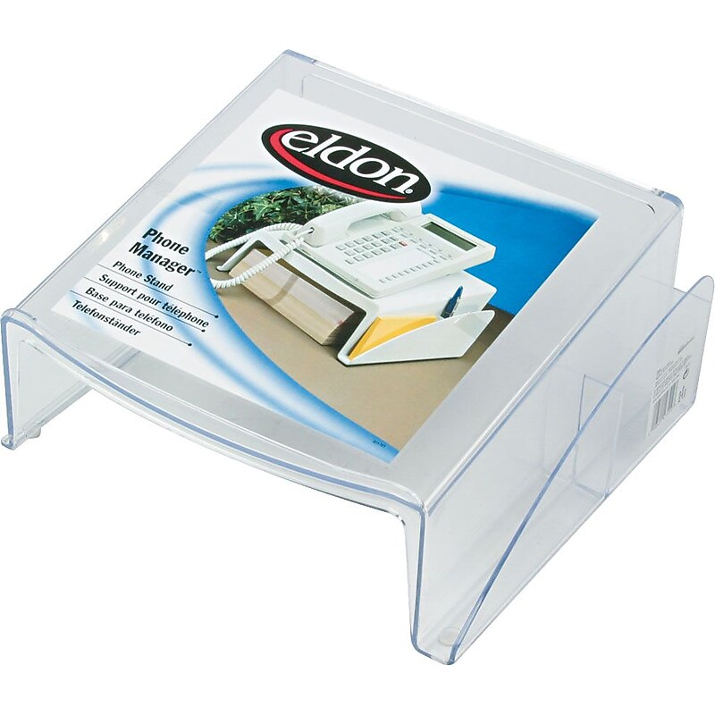 Rubbermaid® Clear Plastic Phone Director image 1