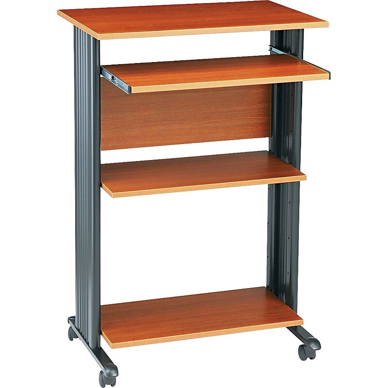 Safco Muv 30" Workstation Desk, Cherry (1923CY) image 1