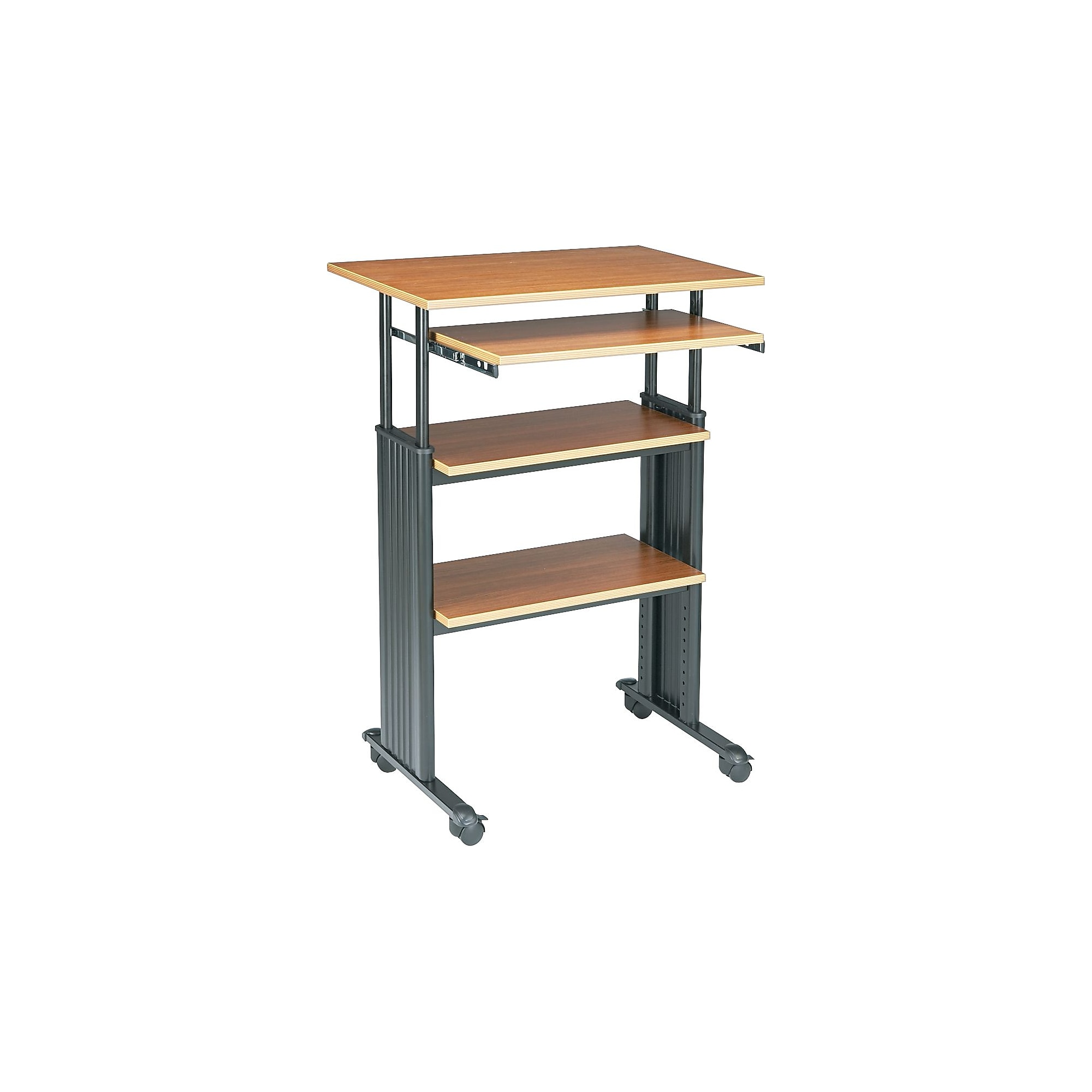 Safco Muv Stand-up 30″ Workstation Desk, Medium Oak (1929MO) Sansujyuku sansujyuku.com