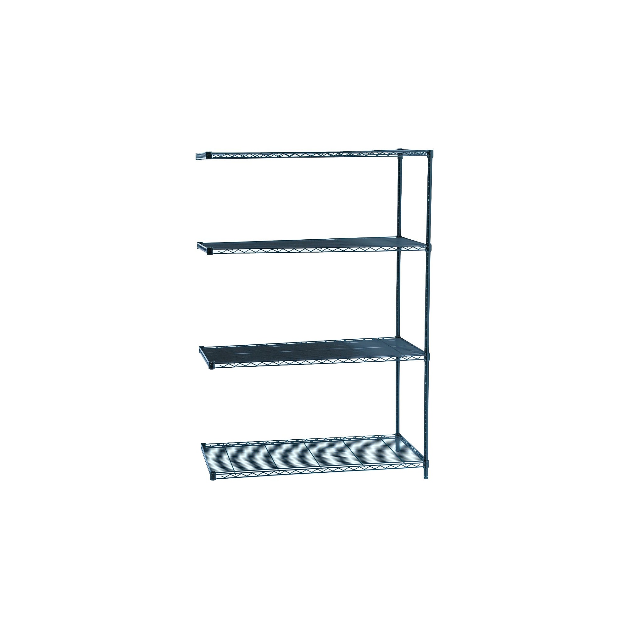 Safco Industrial 4-Shelf Wire Unit, 48″, Black (5295BL) Sansujyuku sansujyuku.com