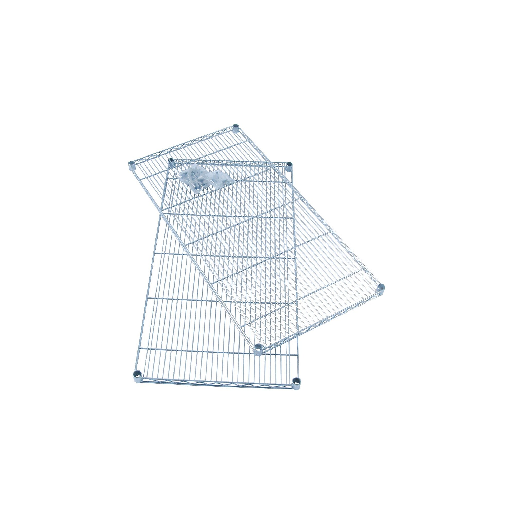 Safco Industrial Extra 2-Shelf Wire Mounted, 48.03″, Metallic Gray (5296GR) Sansujyuku sansujyuku.com