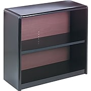 Safco ValueMate Economy 2-Shelf 28"H Steel Bookcase, Black (7170BL)