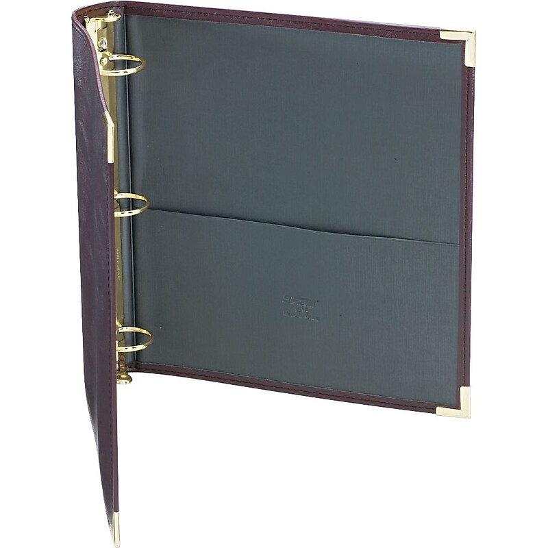 Samsill Classic Executive 1.5" Non-View Binder,3-Ring , Burgundy (SAM15154) image 1