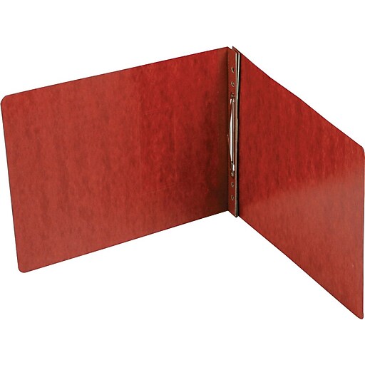 Smead Hinge Pressboard Binder, Red, 11" x 8 1/2" at Staples