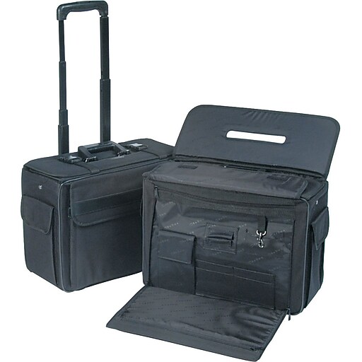Shop Staples for Stebco Ballistic Case on Wheels, Black, 18"W x 8"D x 13"H