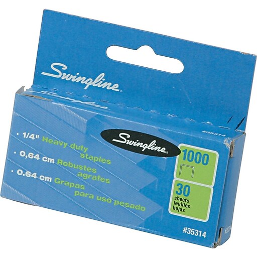 Swingline® HeavyDuty Staples, 1/4" Staples