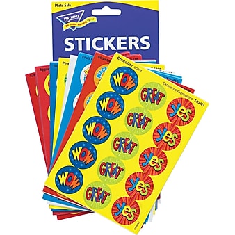 Trend Stinky Stickers Praise Words Jumbo Variety Pack, Assorted Scented Stickers, 432 Stickers/Pk