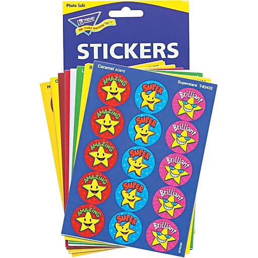 Stinky Stickers® ScratchandSniff Variety Pack, Fun & Fancy, 432/Pk