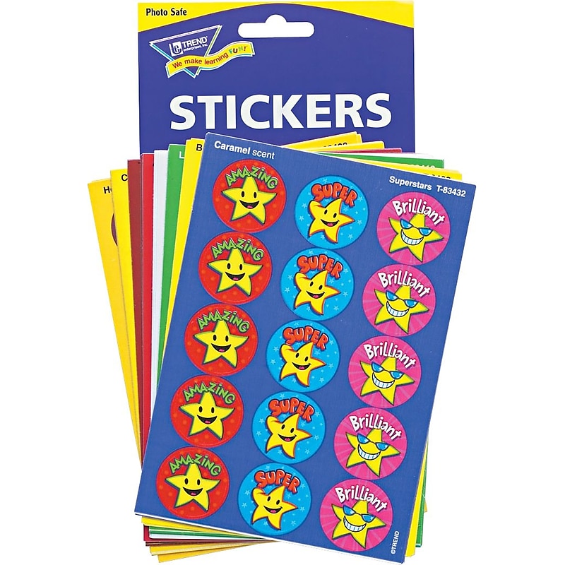Stinky Stickers® Scratch-and-Sniff Variety Pack, Fun & Fancy, 432/Pk image 1
