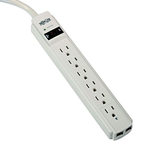 Shop Staples for Tripp Lite Protectit™ Surge Protector, 6Outlet, 570
