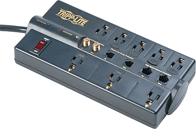 Tripp Lite 8 Outlet Surge Protector, 10′ Cord, 3240 Joules (TRPTLP810NET) Sansujyuku sansujyuku.com