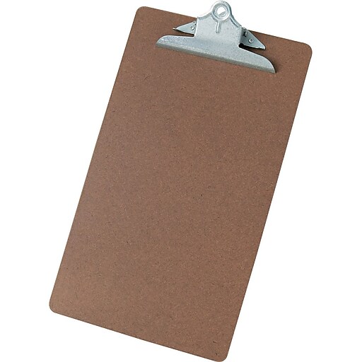 Shop Staples for Universal Hardboard Clipboard, Legal, Brown, 8 1/2"W x