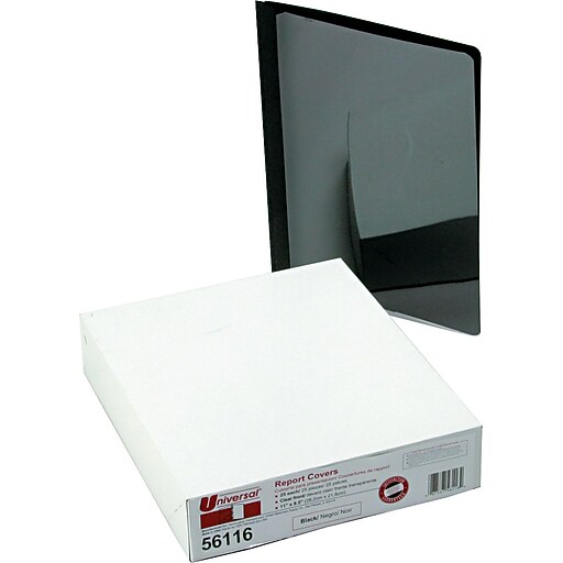 Shop Staples for Universal Clear Front Report Covers with Black Back