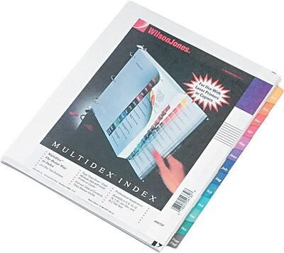 Wilson Jones Multidex Pro Dividers - 31 Printed Tab (S) - Digit - 1-31...