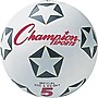Champion Sports Soccer Ball, White/Black (SRB4) ~#|#~s0179182_sc7