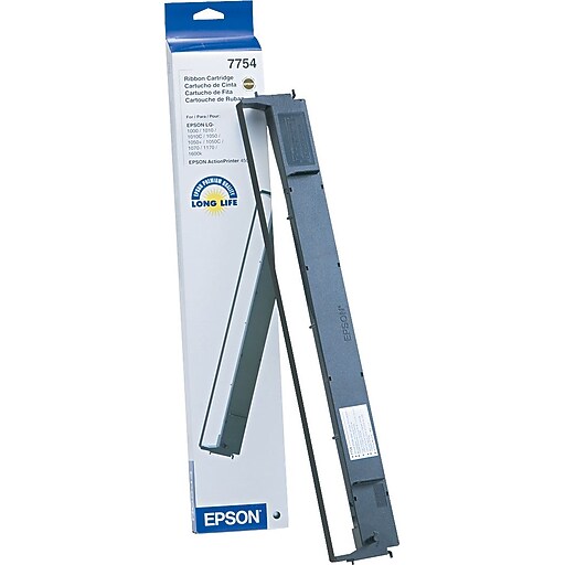 Epson Black DotMatrix Printer Ribbon (7754) Staples