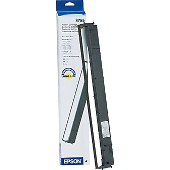 Epson Black Dot-Matrix Printer Ribbon (8755)