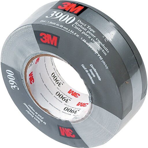 3M 3900 MultiPurpose Duct Tape, Silver, 2"x 60 Yards Staples
