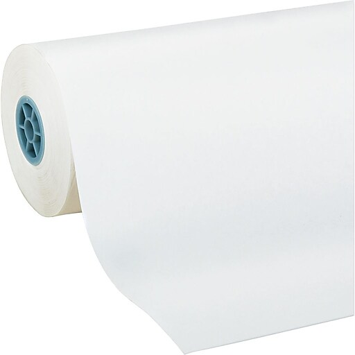 Pacon Kraft Paper Roll, 40 lbs., White Kraft, 24" x 1,000' Staples
