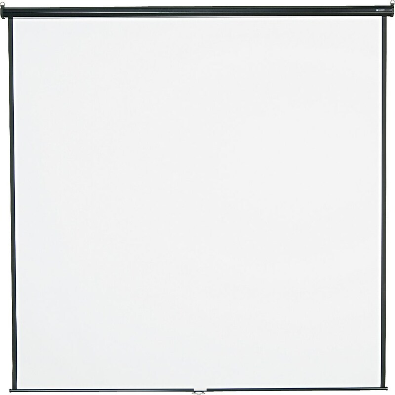 Quartet 136" Manual Tripod Projector Screen, White (696S) image 1