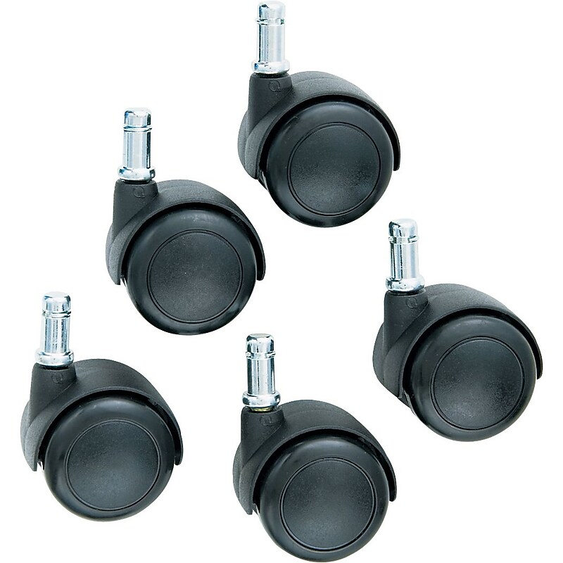 Safco Task Master Caster, Black, 5/Set (5132) image 1