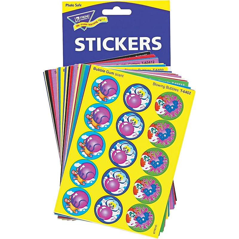 Stinky Stickers® Scratch-and-Sniff Variety Pack, General Variety, 456/Pk image 1