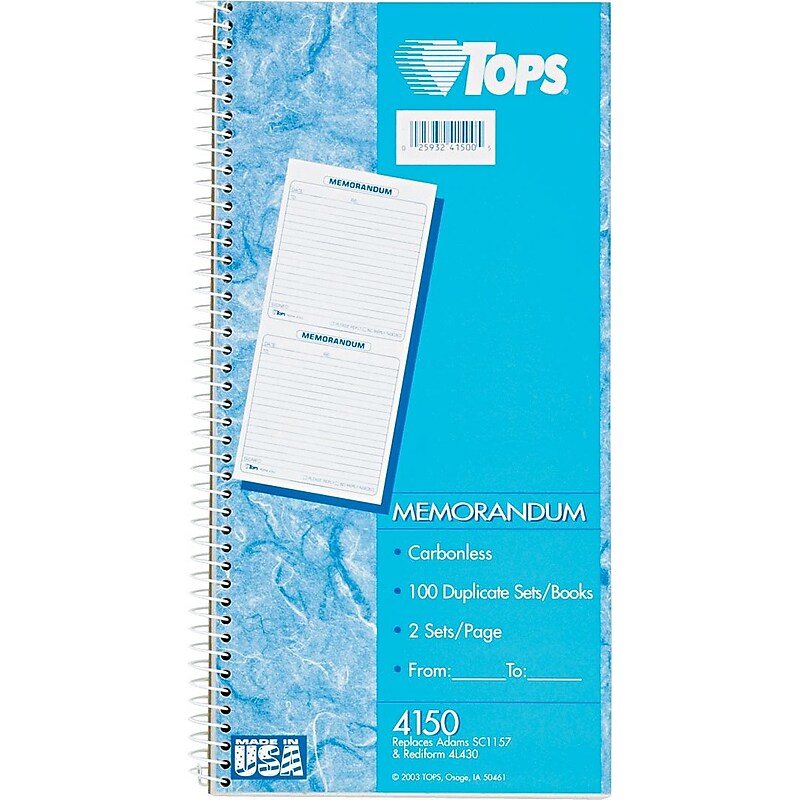 Carbonless Memo-Note Message Sets image 1