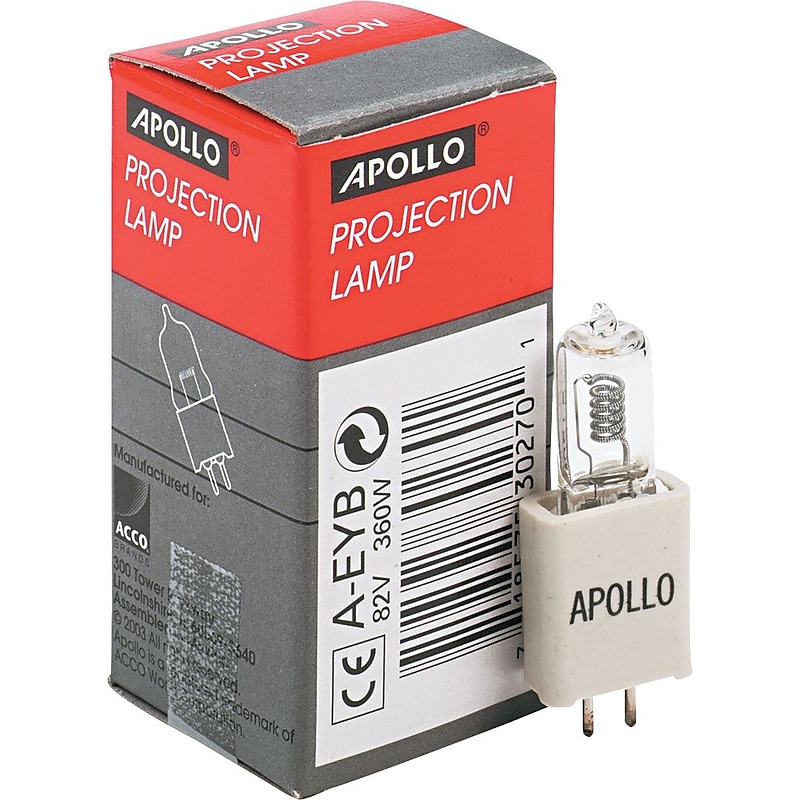 Apollo Overhead Projector Replacement Lamp, EYB, 82 Volts (31270) image 1
