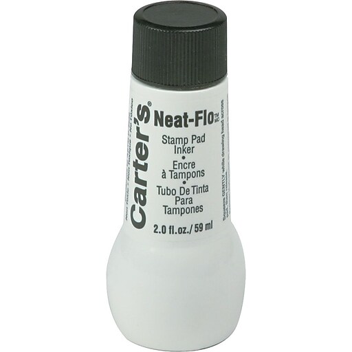 Carter's Stamp Pad Refill Ink, Black Staples
