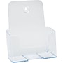 Deflect-O Docuholder Brochure Holder,  7.75" x 6.5", Vertical, Wall Mounted, Clear Plastic (DEF74901)~#|#~s0183102_sc7