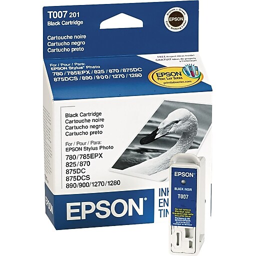 Epson T007 Black Standard Yield Ink Cartridge at Staples