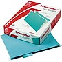 Pendaflex Reinforced Hanging File Folders, 1/5 Tab, Letter Size, Aqua, 25/Box (PFX 4152 1/5 AQU)~#|#~s0184051_sc7