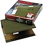 Pendaflex Reinforced Hanging File Folders, 5-Tab, 4" Expansion, Letter Size, Standard Green, 25/Box (PFX 04152x4)~#|#~s0184076_sc7