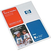 HP Matte Iron On Transfer Paper, 8.5" x 11", 12/Pack (C6049A)