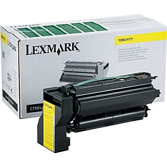 Lexmark 10B041Y Yellow Standard Yield Toner Cartridge
