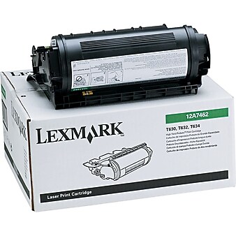 Lexmark 12A7462 Black High Yield Toner Cartridge