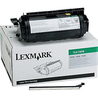 Lexmark 12A7468 Black High Yield Toner Cartridge