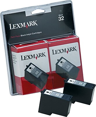 Lexmark 32 Black Standard Yield Ink Cartridge, 2/Pack (18C0533) Sansujyuku sansujyuku.com