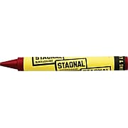 Crayola® Staonal Marking Crayon, 5" Long, 9/16" Diameter, Red, 8/Box (520002)