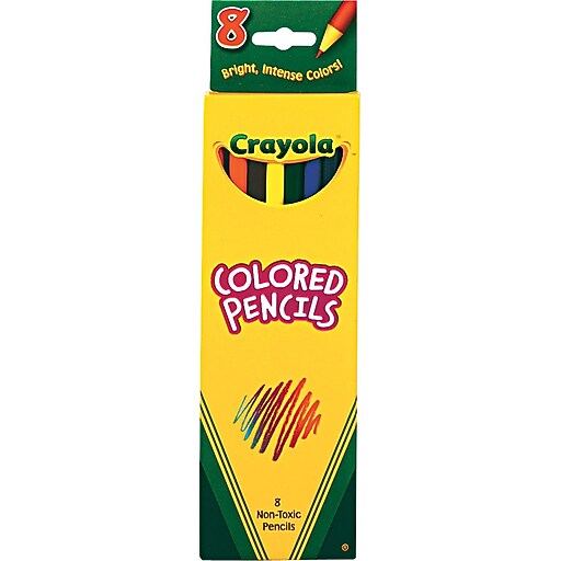 Crayola Long Colored Pencils, Assorted Colors (684008) Staples